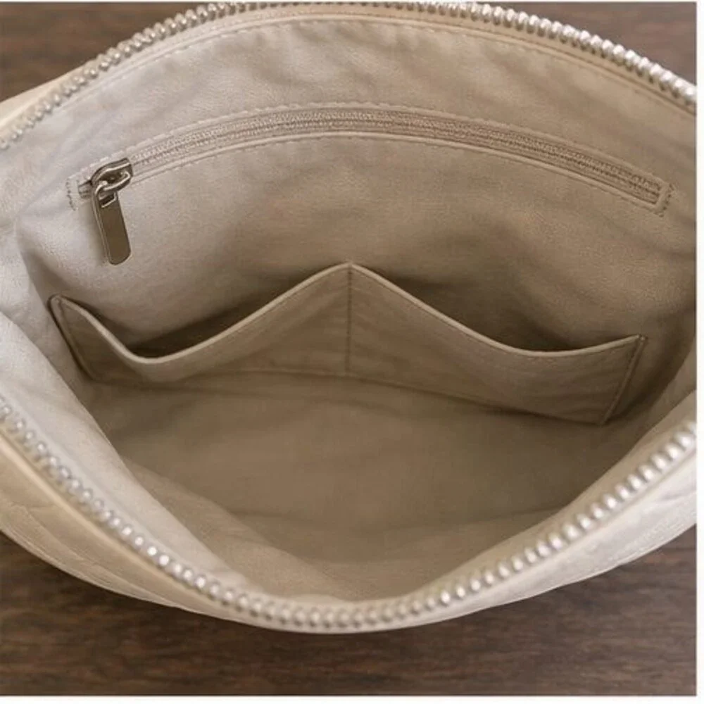 Sage Quilted Crossbody Bag